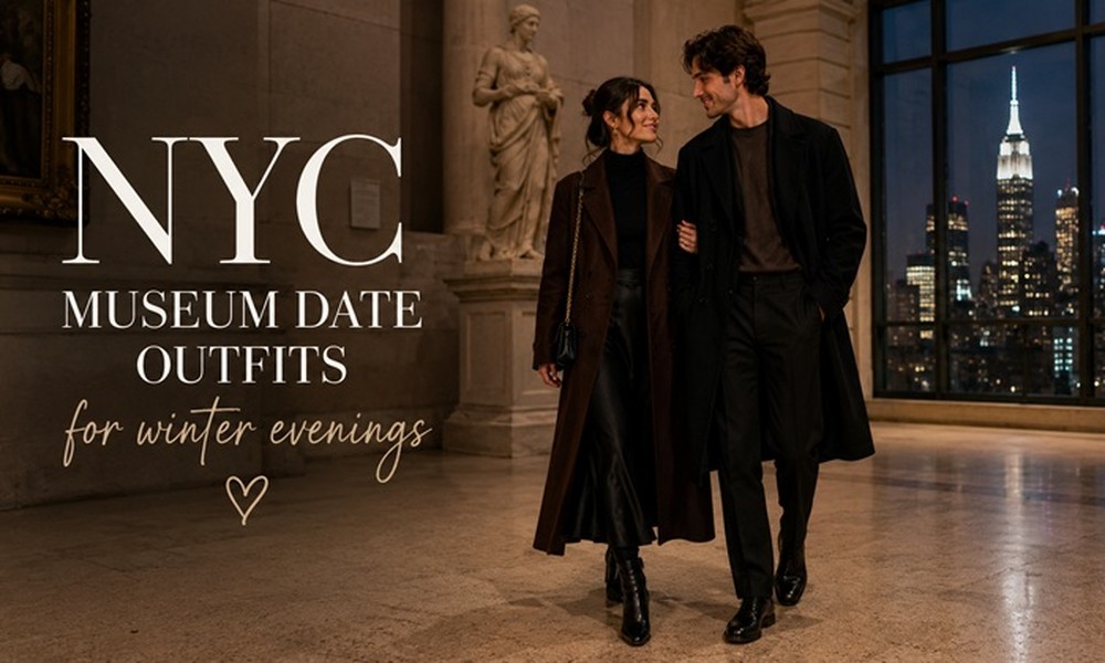 NYC Museum Date Outfits for Winter Evenings